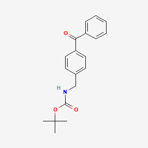 molecular formula C19H21NO3 B15377393 Tert-butyl 4-benzoylbenzylcarbamate 