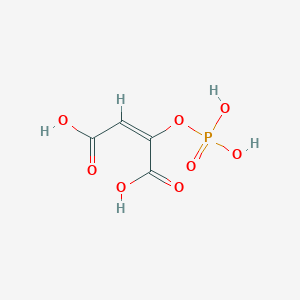 molecular formula C4H5O8P B153775 (E)-2-phosphonooxybut-2-enedioic acid CAS No. 138668-74-3
