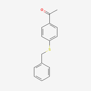 molecular formula C15H14OS B15377668 4-(Benzylthio)acetophenone CAS No. 57366-87-7