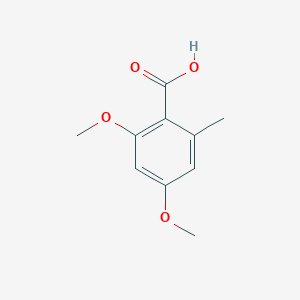 B153777 2,4-Dimethoxy-6-methylbenzoic acid CAS No. 3686-57-5