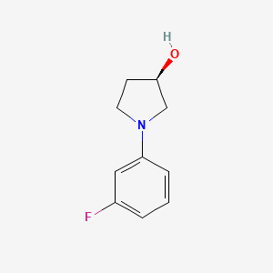 molecular formula C10H12FNO B15378467 (R)-1-(3-Fluorophenyl)pyrrolidin-3-OL 