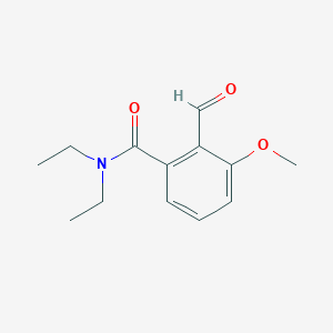 molecular formula C13H17NO3 B15378634 N,N-Diethyl-2-formyl-3-methoxybenzamide CAS No. 70946-15-5