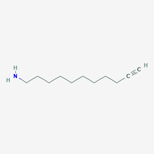 molecular formula C11H21N B15378994 Undec-10-ynylamine 