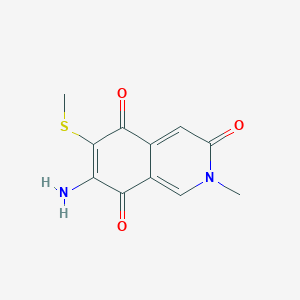 molecular formula C11H10N2O3S B153790 Perfragilin A CAS No. 129722-94-7