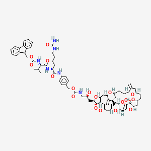 molecular formula C75H98N6O18 B15379328 Fmoc-VC-PAB-Eribulin 
