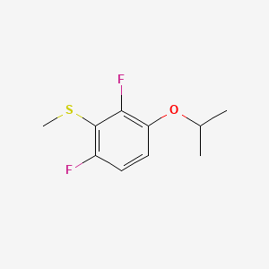 molecular formula C10H12F2OS B15379467 (2,6-Difluoro-3-isopropoxyphenyl)(methyl)sulfane 