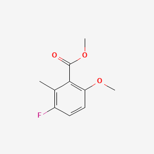 molecular formula C10H11FO3 B15379490 Methyl 3-fluoro-6-methoxy-2-methylbenzoate 
