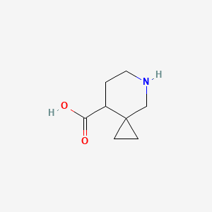 molecular formula C8H13NO2 B15379679 5-Azaspiro[2.5]octane-8-carboxylic acid 