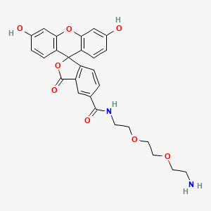 molecular formula C27H26N2O8 B15379796 NH2-Peg-fitc 