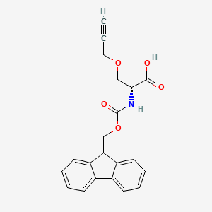molecular formula C21H19NO5 B15379809 Fmoc-D-Ser(O-propargyl)-OH 