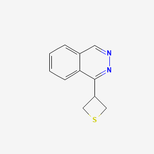 molecular formula C11H10N2S B15379931 1-(Thietan-3-yl)phthalazine CAS No. 17998-12-8
