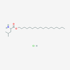 molecular formula C24H50ClNO2 B15380246 Octadecyl 2-amino-4-methylpentanoate hydrochloride 