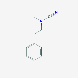 molecular formula C10H12N2 B15380336 Methyl(2-phenylethyl)cyanamide CAS No. 27566-66-1