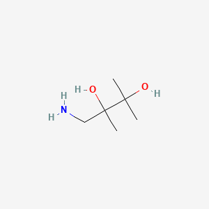 molecular formula C6H15NO2 B15380405 1-Amino-2,3-dimethylbutane-2,3-diol 