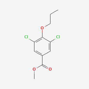 molecular formula C11H12Cl2O3 B15380485 Methyl 3,5-dichloro-4-propoxybenzoate 