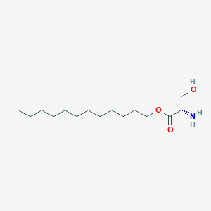molecular formula C15H31NO3 B15380660 dodecyl L-serinate 