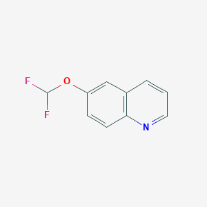molecular formula C10H7F2NO B15381086 6-(Difluoromethoxy)quinoline 
