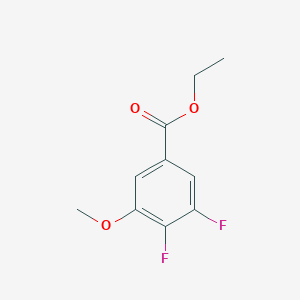 molecular formula C10H10F2O3 B15381120 Ethyl 3,4-difluoro-5-methoxybenzoate 