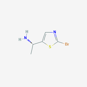 molecular formula C5H7BrN2S B15381377 (S)-1-(2-Bromothiazol-5-YL)ethan-1-amine 