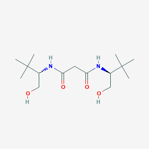molecular formula C15H30N2O4 B15381418 N1,N3-Bis((S)-1-hydroxy-3,3-dimethylbutan-2-YL)malonamide 