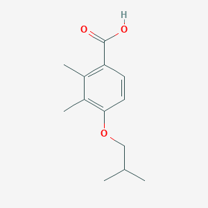 molecular formula C13H18O3 B15381574 4-Isobutoxy-2,3-dimethylbenzoic acid 
