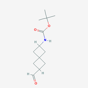 molecular formula C13H21NO3 B15381575 Tert-butyl (6-formylspiro[3.3]heptan-2-YL)carbamate 