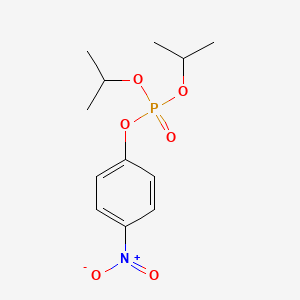molecular formula C12H18NO6P B15381658 Diisopropyl paraoxon CAS No. 3254-66-8