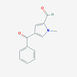 molecular formula C13H11NO2 B153817 4-苯甲酰-1-甲基-1H-吡咯-2-甲醛 CAS No. 128843-58-3