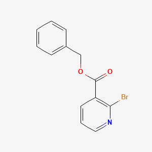 molecular formula C13H10BrNO2 B15381722 Benzyl 2-bromonicotinate 