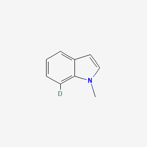 molecular formula C9H9N B15381758 7-Deuterio-1-methylindole 