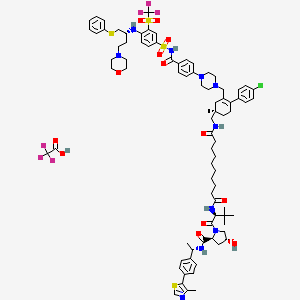 molecular formula C82H103ClF6N10O13S4 B15381761 PZ703b TFA 