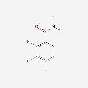 molecular formula C9H9F2NO B15381856 2,3-difluoro-N,4-dimethylbenzamide 