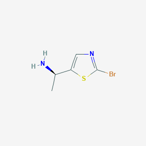 molecular formula C5H7BrN2S B15382309 (R)-1-(2-Bromothiazol-5-YL)ethan-1-amine 