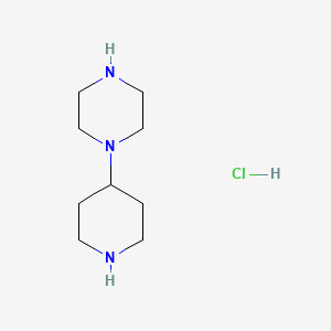 molecular formula C9H20ClN3 B15382762 1-(Piperidin-4-yl)piperazine hydrochloride 