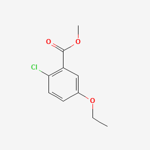 molecular formula C10H11ClO3 B15383537 Methyl 2-chloro-5-ethoxybenzoate 