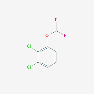 molecular formula C7H4Cl2F2O B15383722 1,2-Dichloro-3-(difluoromethoxy)benzene 