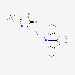 molecular formula C31H38N2O4 B15383959 Boc-Lys(Mtt)-OH 