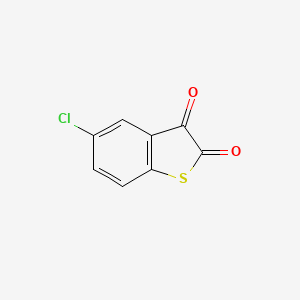 molecular formula C8H3ClO2S B15384397 5-Chlorobenzo[B]thiophene-2,3-dione CAS No. 16807-22-0