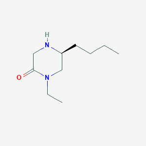 molecular formula C10H20N2O B15384449 (S)-5-Butyl-1-ethylpiperazin-2-one 