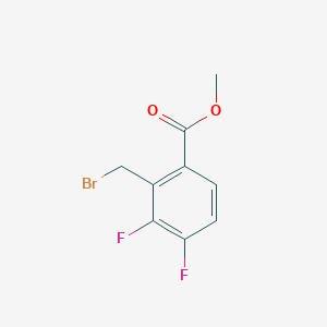 molecular formula C9H7BrF2O2 B15384513 Methyl 2-(bromomethyl)-3,4-difluorobenzoate CAS No. 157652-27-2