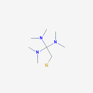 molecular formula C8H20N3Si B15384651 N-(bis(dimethylamino)(ethyl)silyl)-N-methylmethanamine 
