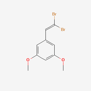 molecular formula C10H10Br2O2 B15385232 1-(2,2-Dibromoethenyl)-3,5-dimethoxybenzene CAS No. 205746-51-6