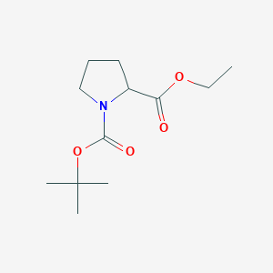 molecular formula C12H21NO4 B153858 Boc-DL-Proline ethyl ester CAS No. 125347-83-3