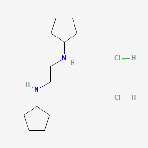 molecular formula C12H26Cl2N2 B15386106 N1,N2-Dicyclopentylethane-1,2-diamine dihydrochloride 