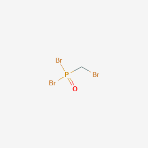 molecular formula CH2Br3OP B15386305 Phosphonic dibromide, (bromomethyl)- CAS No. 6259-97-8