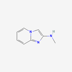 molecular formula C8H9N3 B15386400 N-methylimidazo[1,2-a]pyridin-2-amine 