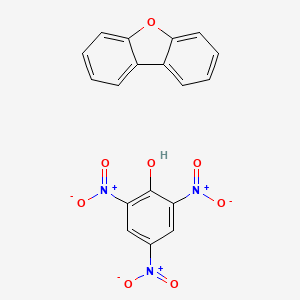 molecular formula C18H11N3O8 B15386743 Dibenzofuran;2,4,6-trinitrophenol CAS No. 101606-96-6