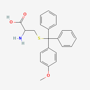 molecular formula C23H23NO3S B15386825 L-Cysteine, S-[(4-methoxyphenyl)diphenylmethyl]- 