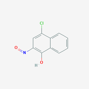 molecular formula C10H6ClNO2 B15386873 4-Chloro-2-nitrosonaphthalen-1-ol CAS No. 39825-03-1