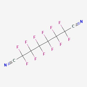 molecular formula C8F12N2 B15386933 Dodecafluorooctanedinitrile CAS No. 3885-85-6